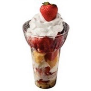 Disposable Plastic Parfait Glasses/Ice Cream Cups